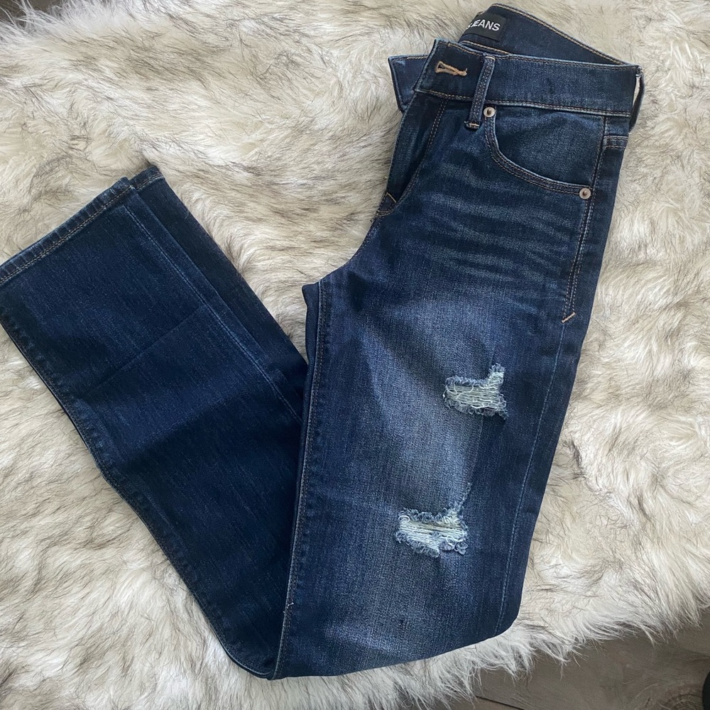 Express cropped skinny jeans size 0